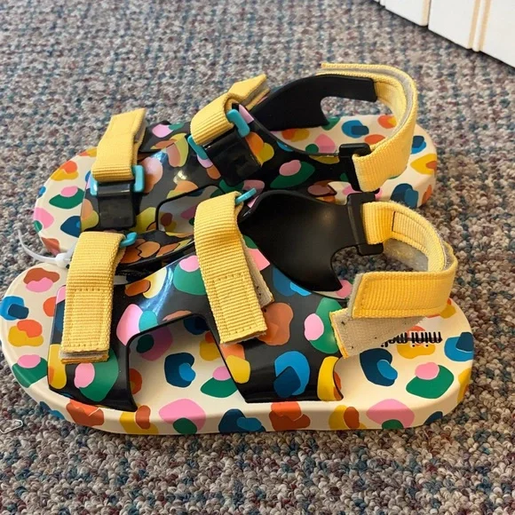 Mini Melissa Pingpong + Fabula Sandal size 4 - Picture 5 of 7